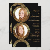 金円は写真の招待状を組み立てます 招待状 (正面/裏面)