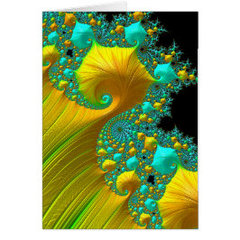 金円錐形の挨拶状のデザイン