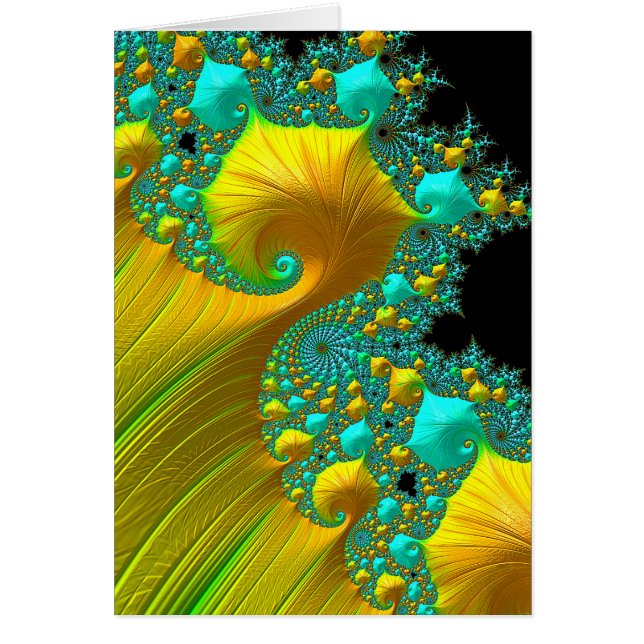 金円錐形の挨拶状のデザイン (正面)