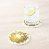 金動揺して龍中国の繁栄願 コースター (側面)