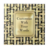 金十字 タイル (正面)