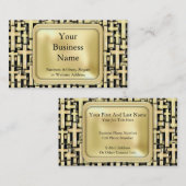 金十字 名刺 (正面/裏面)