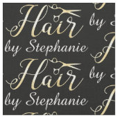 金原稿は美容師のヘアーサロンを切ります ファブリック (クローズアップ)