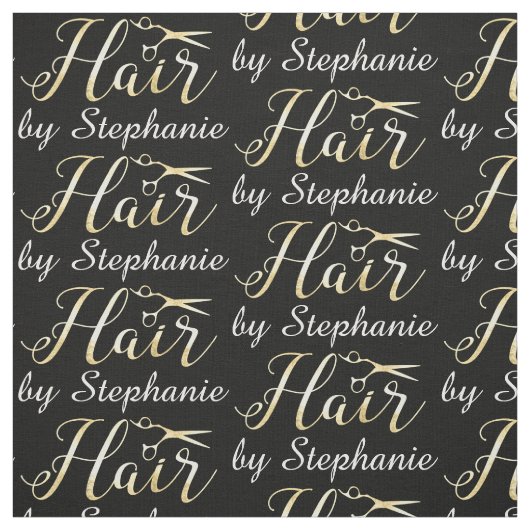 金原稿は美容師のヘアーサロンを切ります ファブリック (見本)