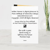 金収穫 カード (裏面)