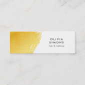 金名刺 スキニー名刺 (正面)