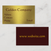 金名刺 名刺 (正面/裏面)