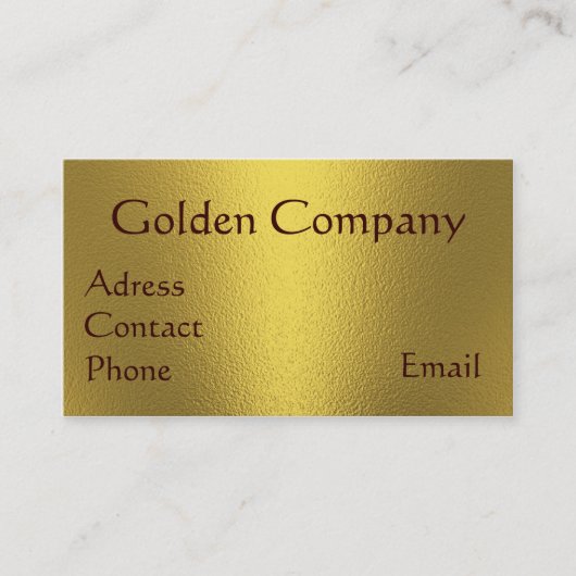 金名刺 名刺 (正面)