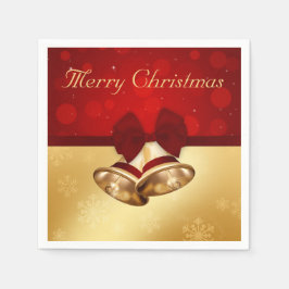 金大切のクリスマスベル スタンダードカクテルナプキン