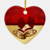 金大切のクリスマスベル セラミックオーナメント (正面)