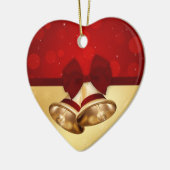 金大切のクリスマスベル セラミックオーナメント (左)