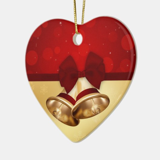 金大切のクリスマスベル セラミックオーナメント (左)