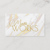 金大理石がカウンタートップモニュメント 名刺 (正面)