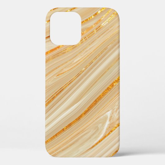 金大理石テクスチャ Case-Mate iPhoneケース (裏面)