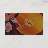 金大皿が付いているハード・ドライブ 名刺 (裏面)