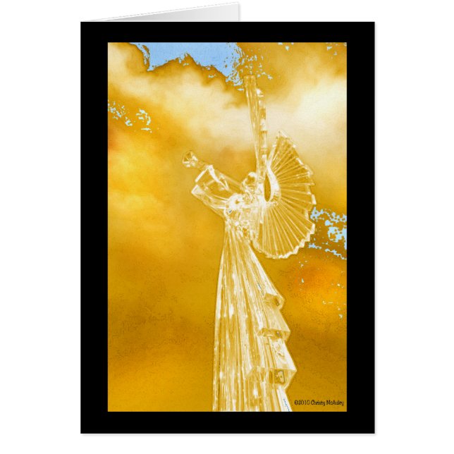 金天使のトランペット奏者 (正面)