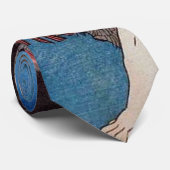 金太郎と動物,国芳金太郎動物・国芳・浮世絵 ネクタイ (ロール)