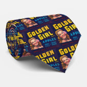 金女の子を広告するヴィンテージ ネクタイ (ロール)