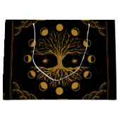 金威厳のあるの木 ラージペーパーバッグ (正面)