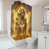 金威厳のあるの魔界のファンタジー女王 シャワーカーテン (インサイチュ)