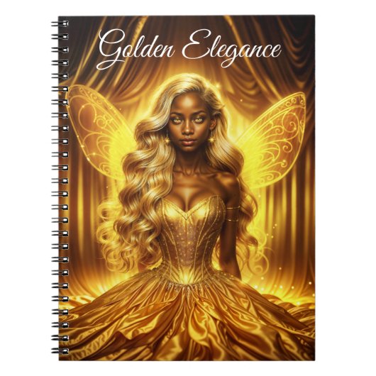 金威厳のあるの魔界のファンタジー女王 ノートブック (正面)