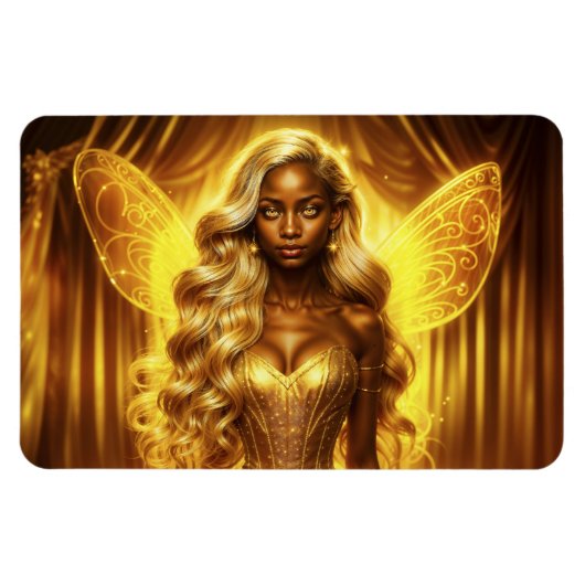 金威厳のあるの魔界のファンタジー女王 マグネット (横)