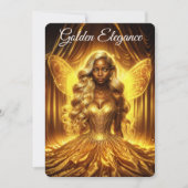 金威厳のあるの魔界のファンタジー女王 招待状 (正面)