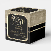 金婚式のお祝いボックス フェイバーボックス (裏面サイド)