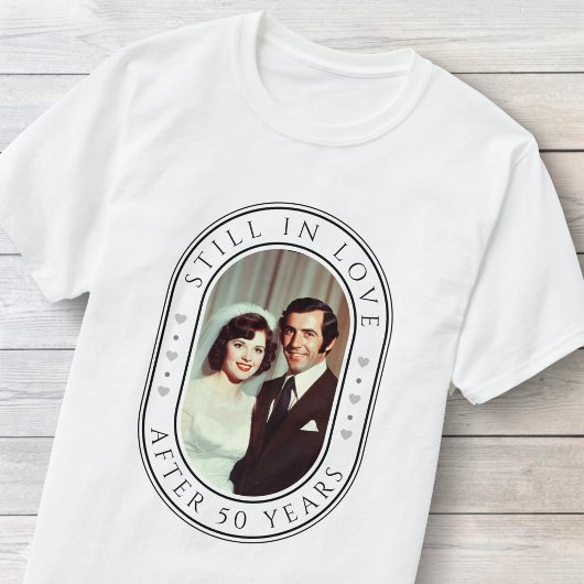 金婚式フォトTシャツ Tシャツ