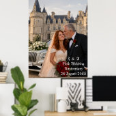 金婚式記念の夫婦写真ポスター ポスター (ホームオフィス)