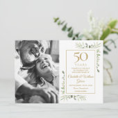 金婚式50周年記念のグリーン写真 セーブザデート (スタンド正面)