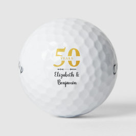 金婚式50周年記念の名入れギフト ゴルフボール