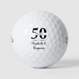 金婚式50周年記念の名入れギフト ゴルフボール