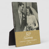 金婚式50周年記念コンフェティフォト フォトプラーク (側面)