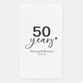 金婚式50周年 ブラック＆ホワイト (正面)