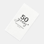 金婚式50周年 ブラック＆ホワイト (コーナー)