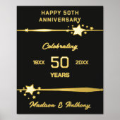 金婚式 箔ポスター (正面)