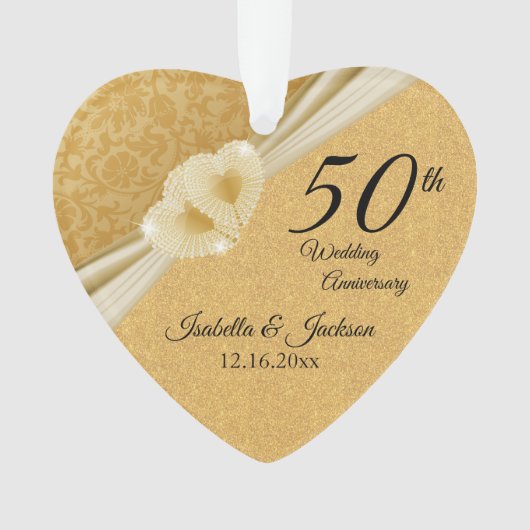 金婚式(結婚50周年)記念 オーナメント (正面)