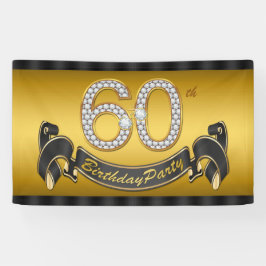 金婚式・還暦の誕生日パーティー 横断幕