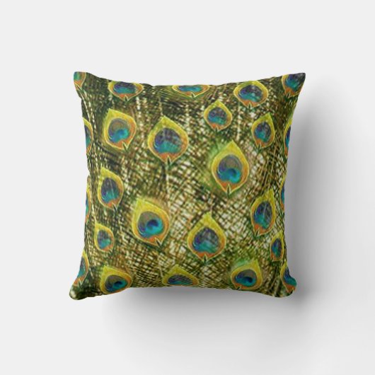 金孔雀 クッション (裏面)