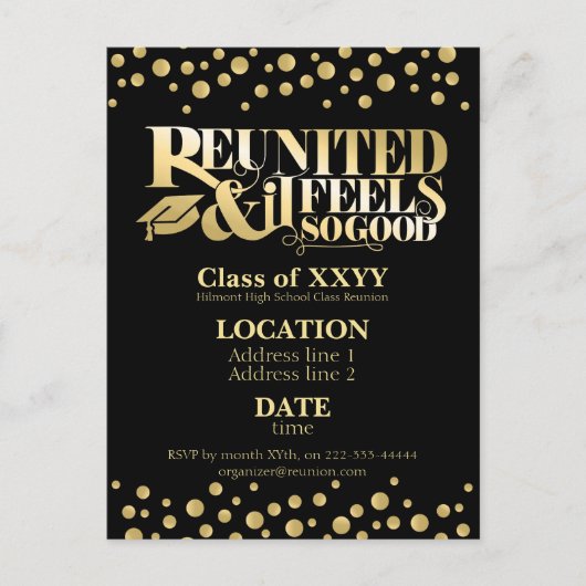 金学校懇親会 ポストカード (正面)