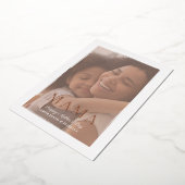 金実在箔とフォトママママママママザーズデイカード 箔シーズンカード (回転した状態)