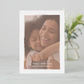 金実在箔とフォトママママママママザーズデイカード 箔シーズンカード (立ち正面)