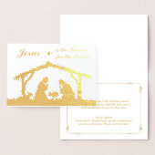 金実在箔イエスが理由出生カード2 箔カード (ディスプレー)