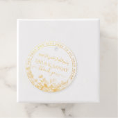 金実在箔イ結婚スラームのNikah Walima 感謝してい フェイバータグ (箱)