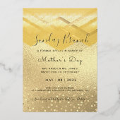 金実在箔グラマラス招待状 箔招待状 (正面)