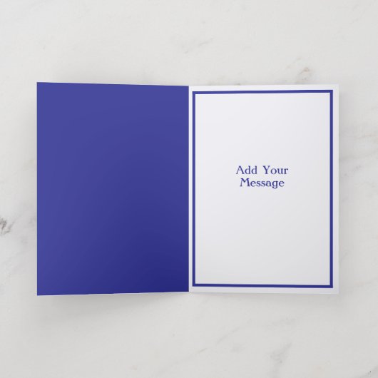 金実在箔テンプレート折り畳みカード 箔シーズンカード (内側レイダウン)