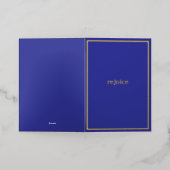 金実在箔テンプレート折り畳みカード 箔シーズンカード (外側レイダウン)