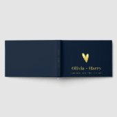 金実在箔ハートエレガントゲスモダント ゲストブック (全面)