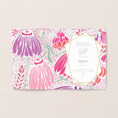 金実在箔フローラベビーシャワー恵み 箔カード (内部)